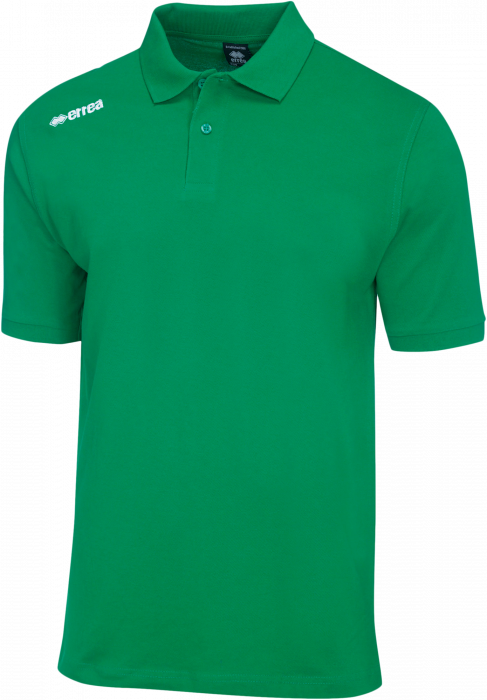 Errea - Team Colours Polo - Green & white