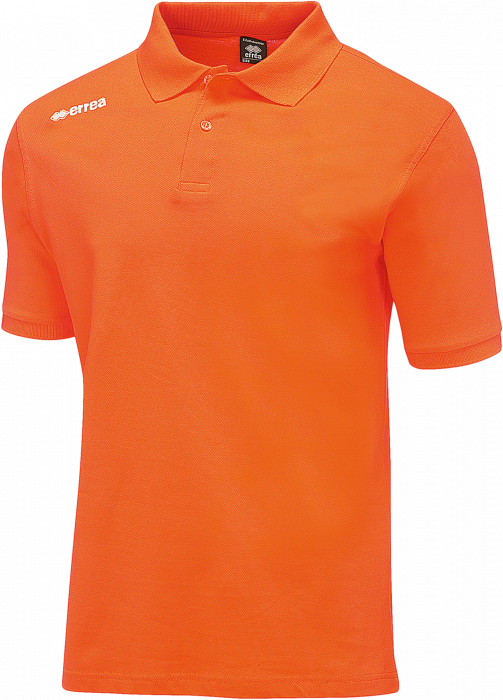 Errea - Team Colours Polo - Orange & weiß
