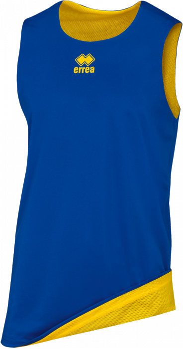 Errea - Chicago Double Basketball Tee - Blue & yellow