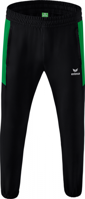 Erima - Team Presentation Pants - Black & emerald