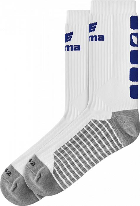 Erima - Classic 5-C Socks - White & new navy