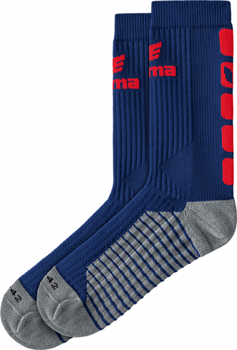 Erima - Classic 5-C Socks - New Navy & czerwony