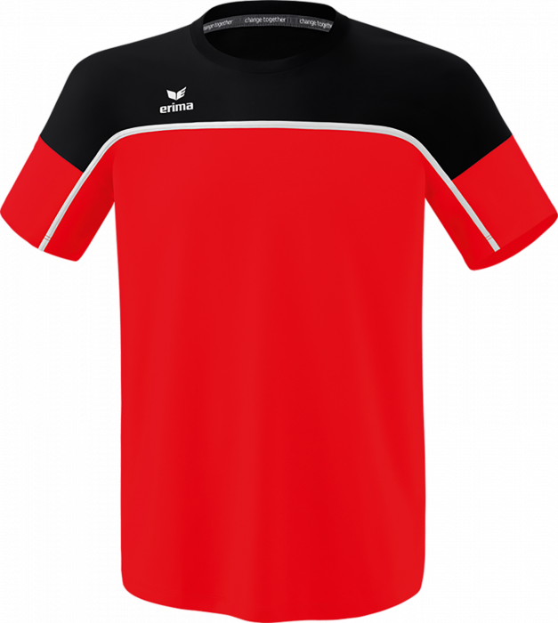 Erima - Change T-Shirt - Czerwony & czarny