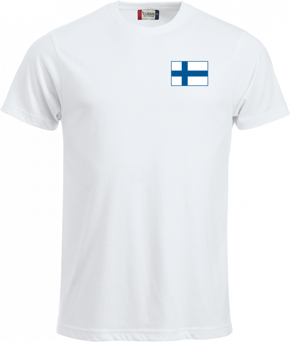 Clique - Lande T-Shirt - Finland - Hvid