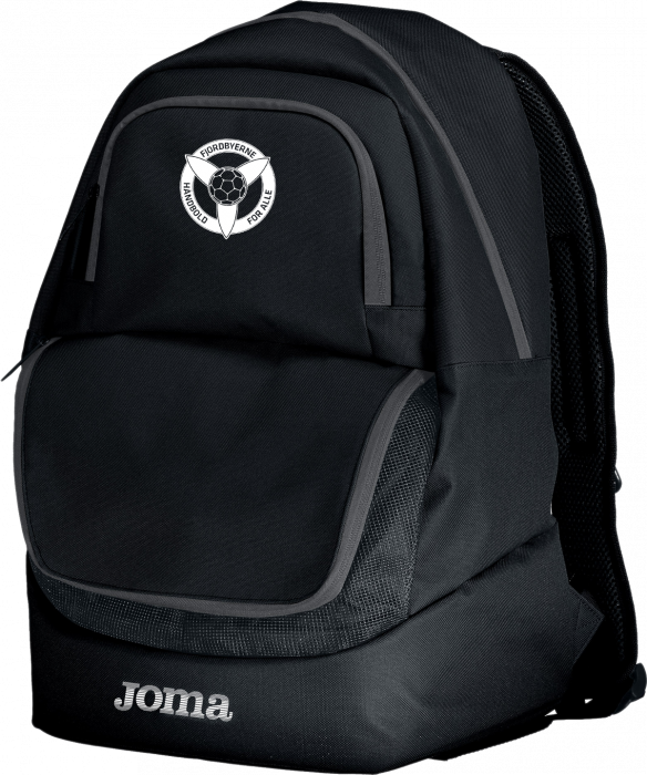 Joma - Fjordbyerne Backpack - Czarny & biały