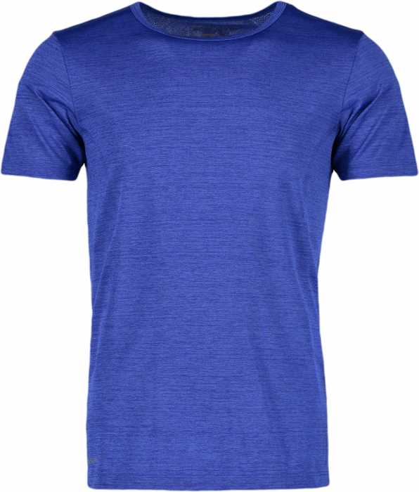 Geyser - Sømløs T-Shirt Herre - Kongeblå Melange