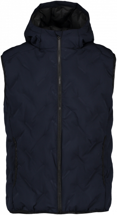 Geyser - Quilted Vest With Hood Men - Navy