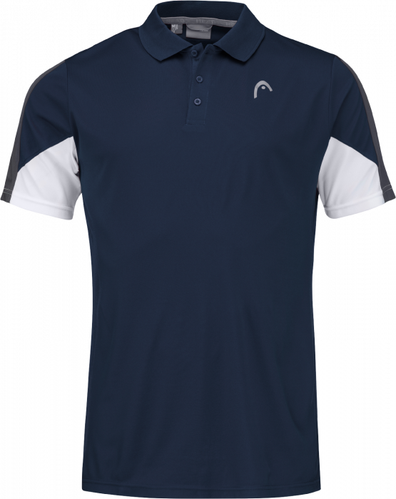 Head - Club 22 Tech Polo Shirt - Dark Blue & white