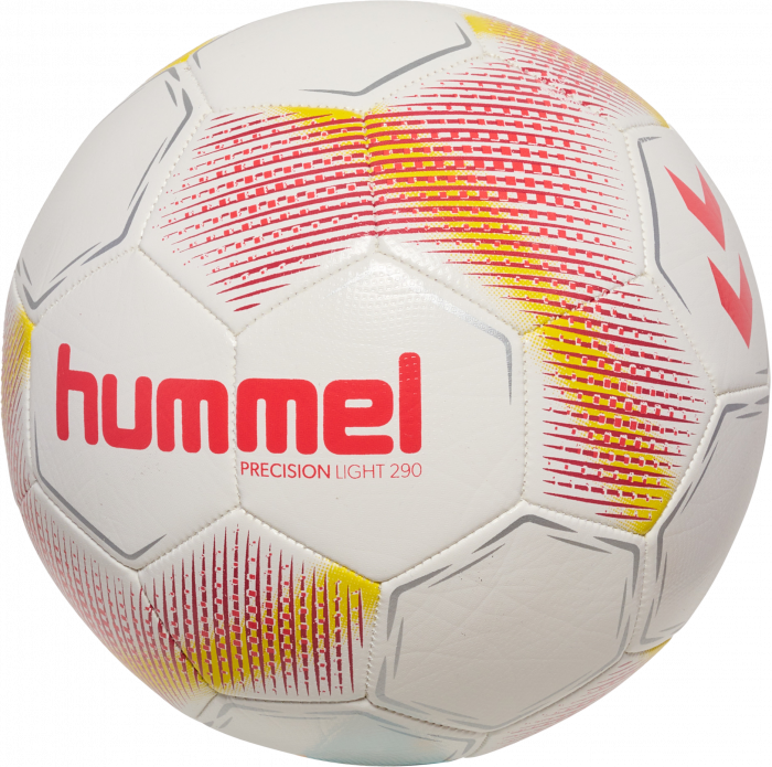 Hummel - Precision Light 290 Football - Biały & czerwony