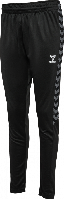 Hummel - Authentic Training Pants - Czarny & biały