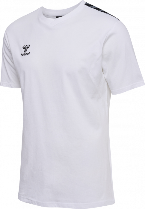 Hummel - Authentic Bomulds T-Shirt - Hvid