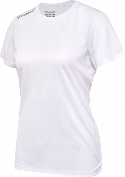 Hummel - Run T-Shirt Dame - White