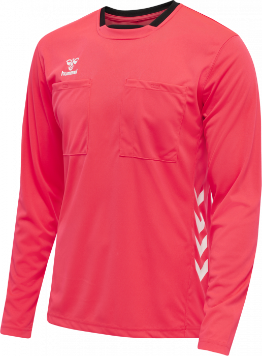 Hummel - Chevron Referee Jersey Longsleeve - Pink Glo