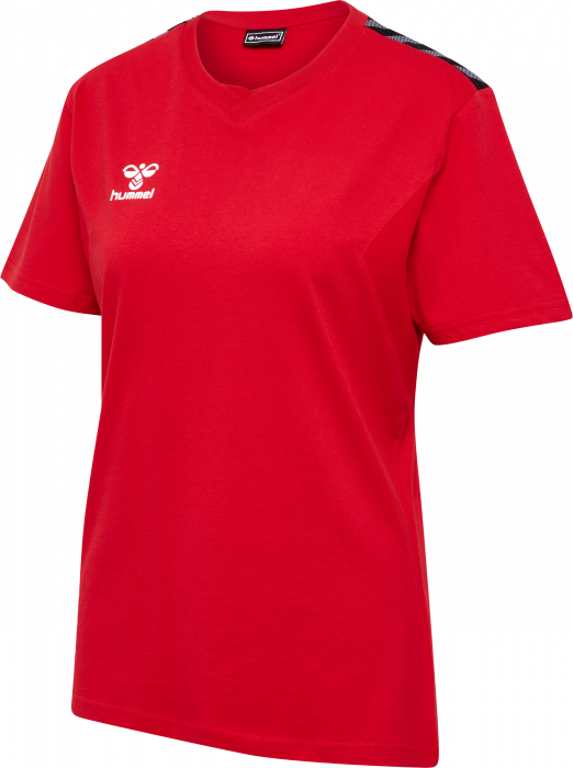 Hummel - Authentic Cotton T-Shirt Women - True Red