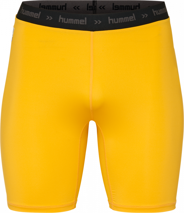 Hummel Performance tight shorts › Sports Yellow black (204504) › 7