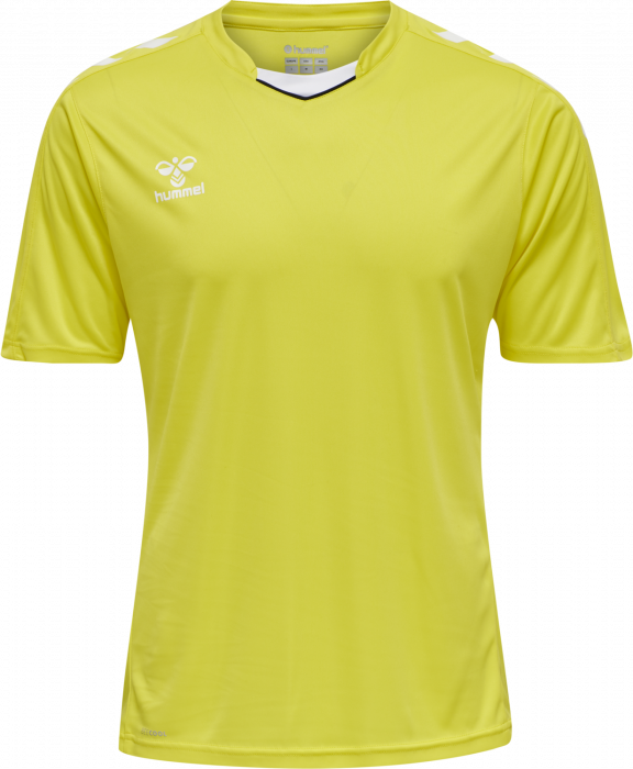 Hummel Core Spilletrøje Jr › Blazin Yellow & hvid (211456) › 16 Farver › T-shirts poloer › Fodbold