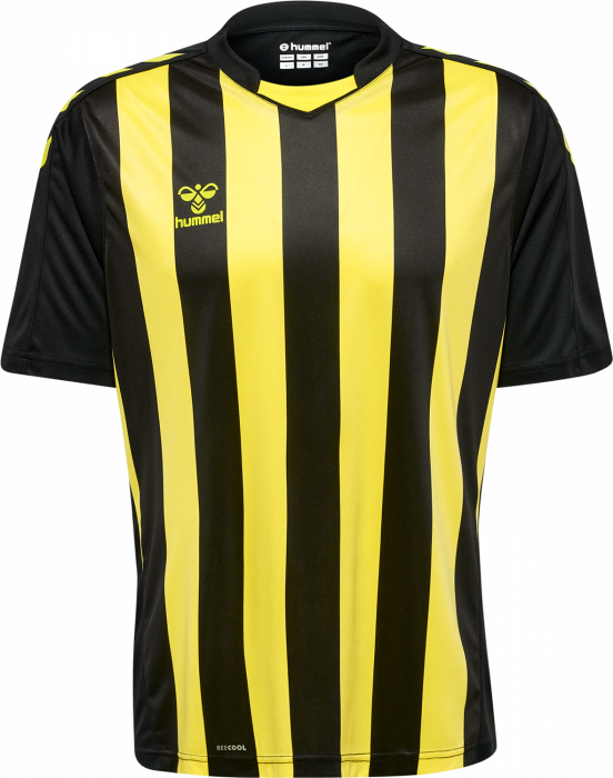 Hummel - Core Xk Striped Jersey - Zwart & yellow