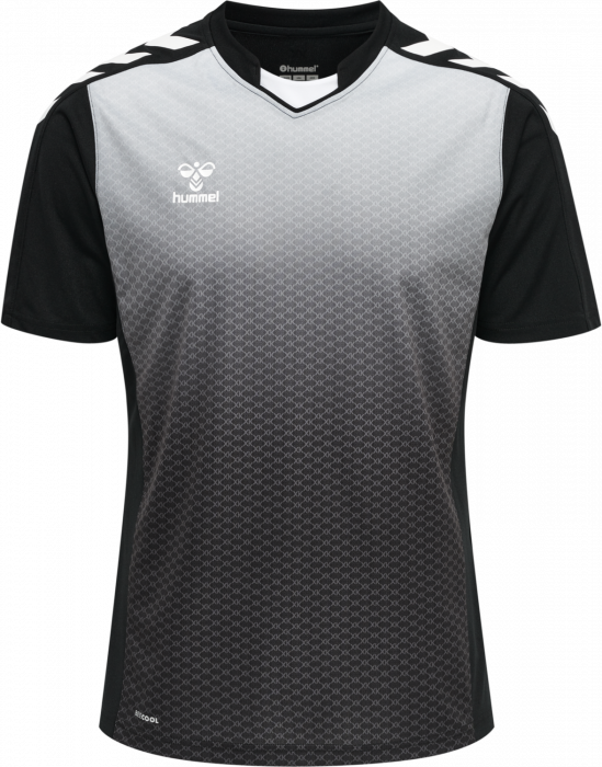 Hummel - Core Xk Spillertrøje Med Sublimationsmønster - Sort & hvid