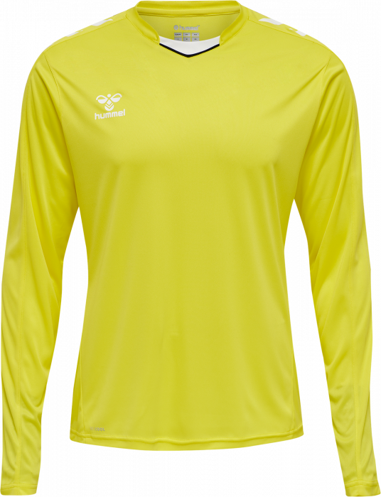 Hummel Core Xk Poly jersey Long Blazin Yellow & white (211461) › 12 Colors Clothing