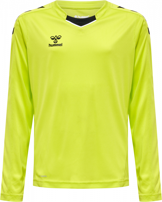 Hummel - Core Xk Langærmet T-Shirt Jr - Lime & sort