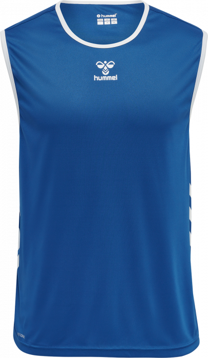Hummel - Core Xk Basket Jersey - True Blue & bianco