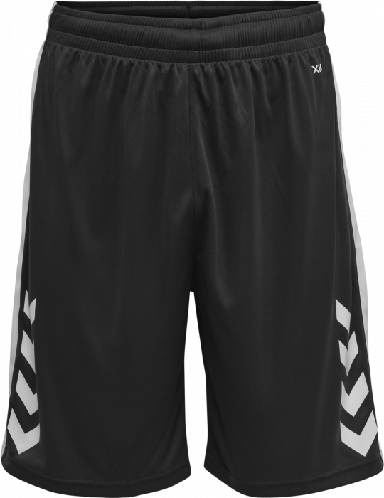 Hummel - Core Xk Basket Shorts - Nero & bianco
