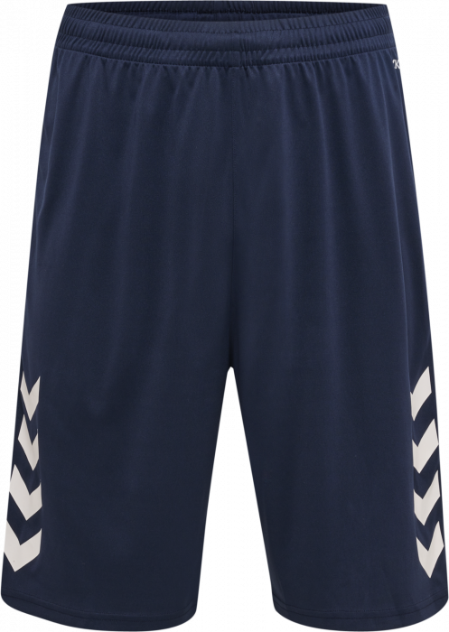 Hummel - Core Xk Basket Shorts - Marine & blanco