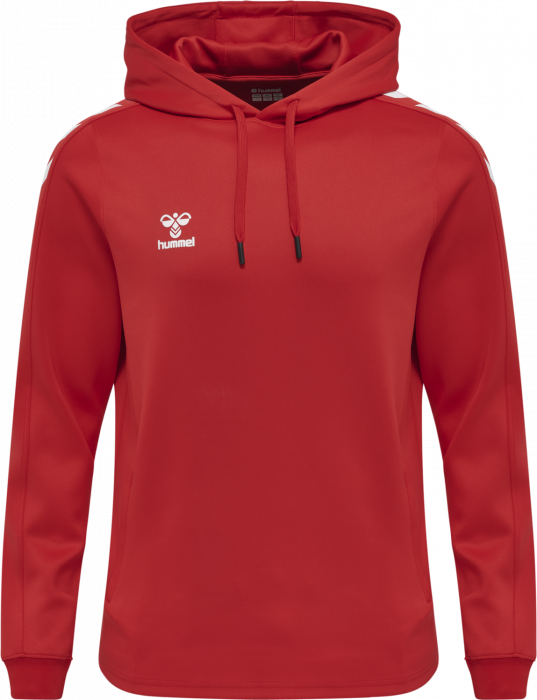 Hummel XK hoodie › True Red & white (211482) › 10 Colors