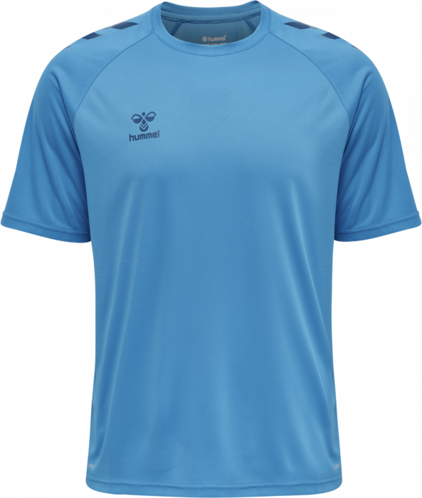 Hummel Core Xk Poly T-shirt › Blue danube & black (211943) › 16