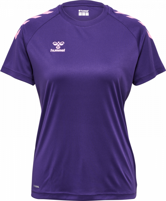 Hummel Core Xk Poly T-shirt Women › Purple Reign & lilla candy (211944) › Cores