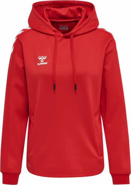 is Galaxy Rastløs Hummel Core XK Poly hoodie women › True Red & white (212649) › 8 Colors ›  Clothing by Flexfit › Basketball