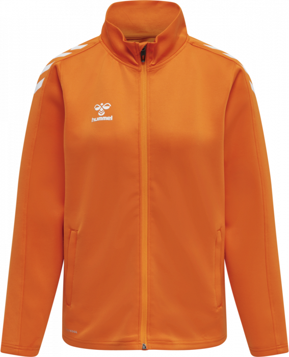 Hummel - Core Xk Poly Sweatshirt Women - Orange & branco