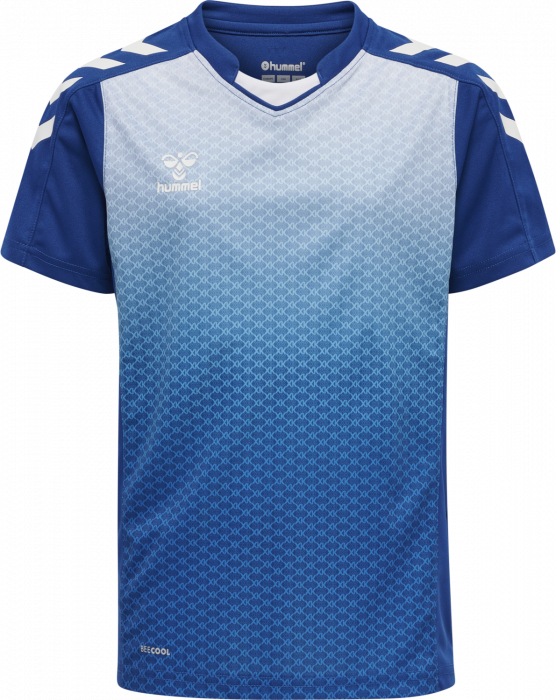 Hummel - Core Xk Spillertrøje Med Sublimationsmønster Jr - True Blue & hvid