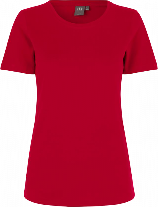 ID - Interlock Dame T-Shirt - Rød
