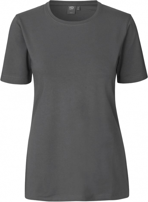 ID - Stretch T-Shirt Women - Silver Grey