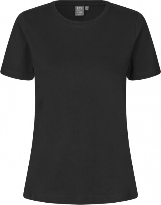 ID - Cotton T-Time T-Shirt Dame - Schwarz