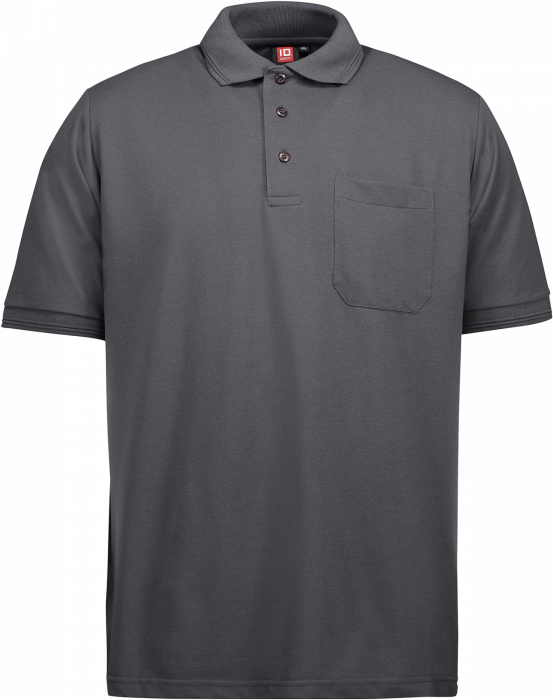ID - Pro Wear Poloshirt Med Lomme - Koksgrå