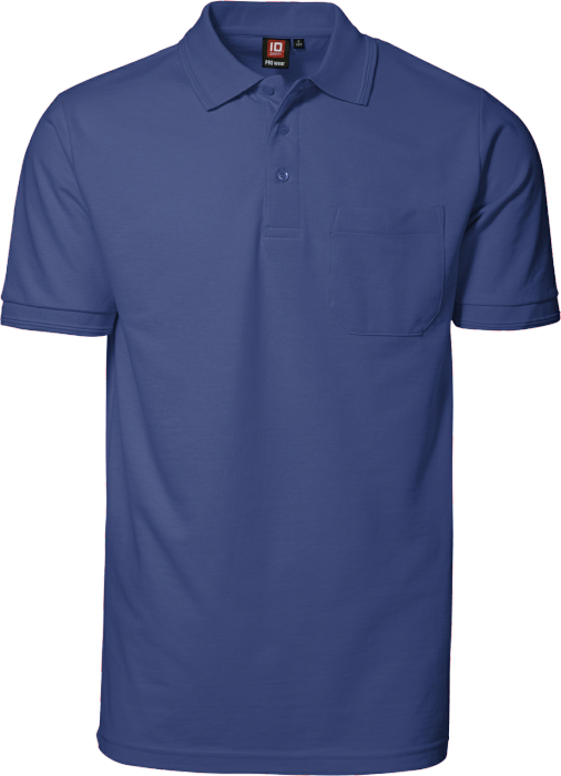 ID - Pro Wear Poloshirt Med Lomme - Royal Blue