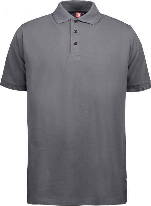 ID - Pro Wear Polo Shirt No Pocket - Silver