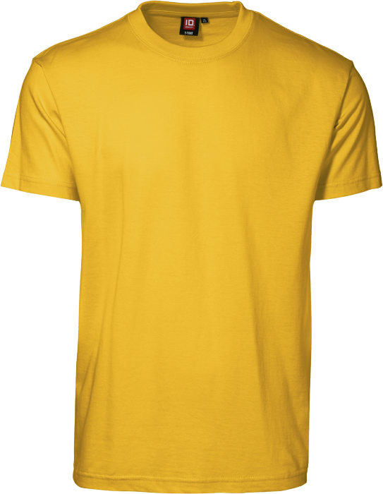 ID - Cotton T-Time T-Shirt Adults - Żółty