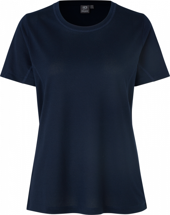 ID Lyocell T-Shirt Dame › Navy › 4 Farver › ID