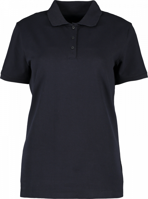 ID - Økologisk Cotton Polo T-Shirt Dame - Navy