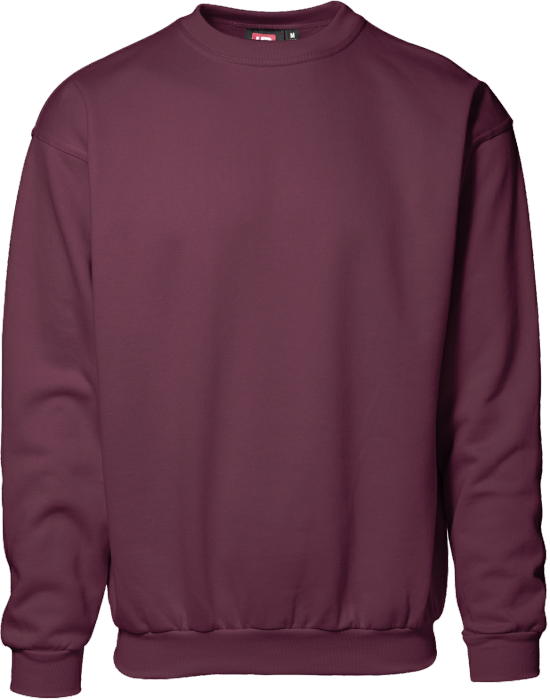 ID - Klassisk Sweatshirt - Bordeaux