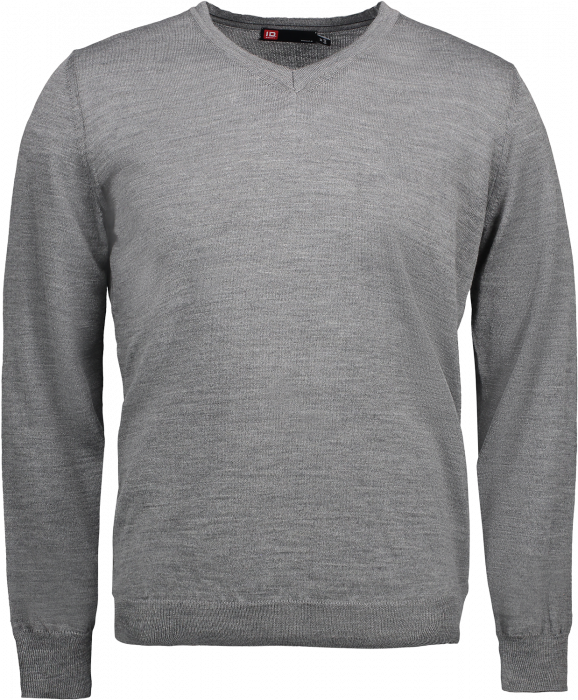 ID - Striksweater - Grey Melange