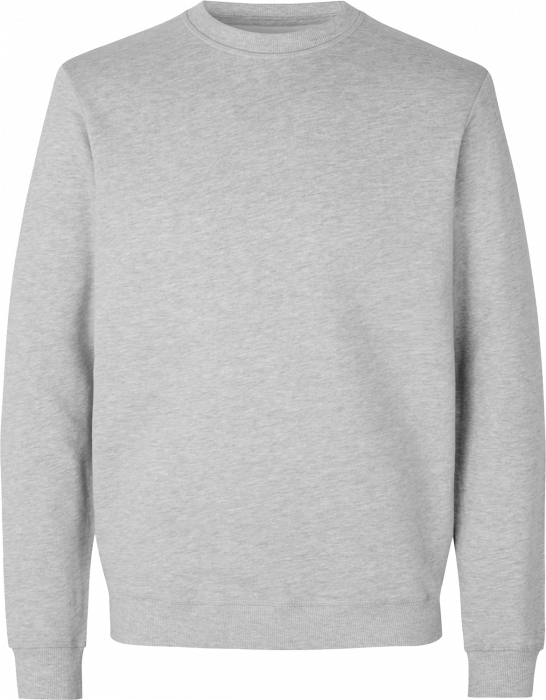 ID - Organic Cotton Sweatshirt Men - Grey Melange