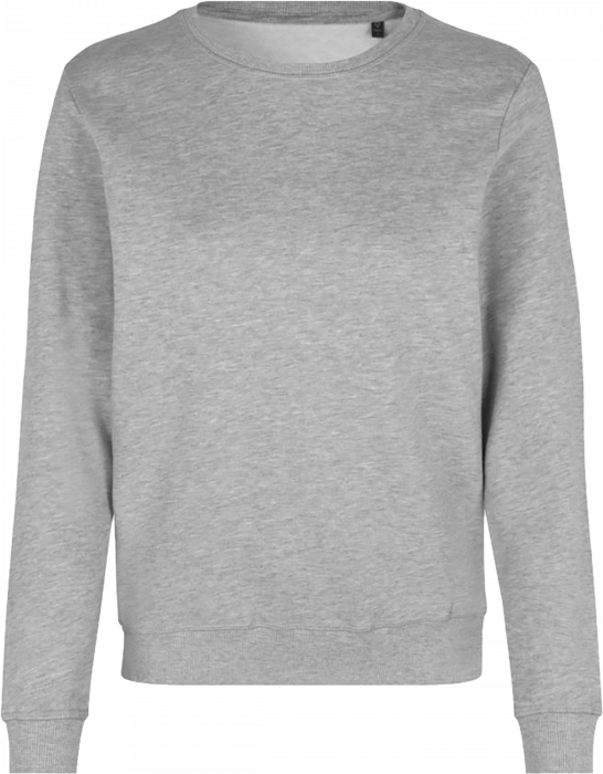 ID - Organic Cotton Sweatshirt Women - Grey Melange