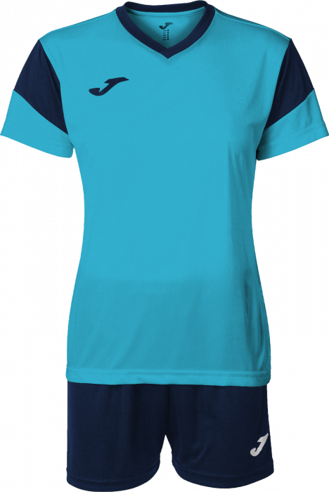 Joma - Phoenix Match Kit Women - Neon Turkis & azul-marinho