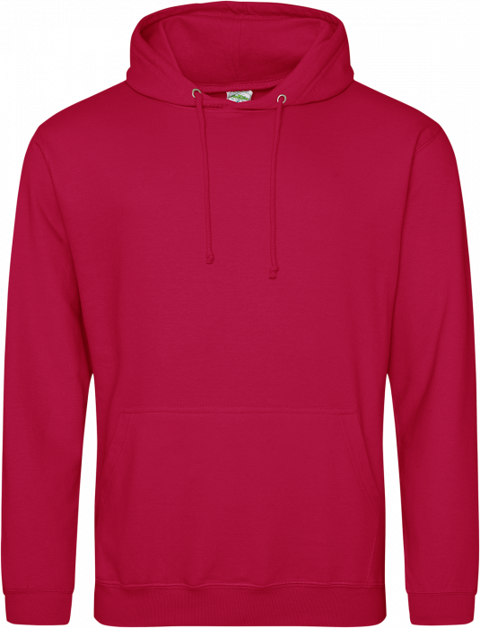 Just Hoods - College Hoodie - Red Hot Chilli