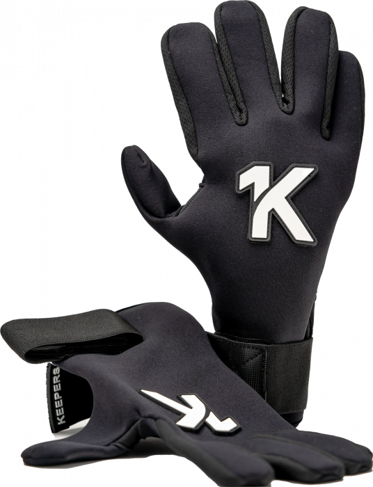 Keepers - Non Grip Goal  Gloves - Schwarz