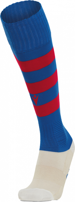 Macron - Hoops Football Socks - Royal Blue & red